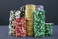 Poker Chips Royalty Free Stock Photo