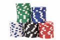 Poker Chips Royalty Free Stock Photo
