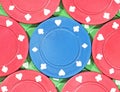 Poker Chips Royalty Free Stock Photo