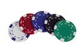 Poker Chips Royalty Free Stock Photo
