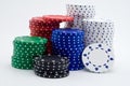 Poker Chips Royalty Free Stock Photo