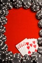 Poker Chips and Cards