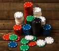 Poker chips Royalty Free Stock Photo