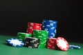 Poker chips Royalty Free Stock Photo