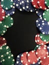 Poker Chips VII Royalty Free Stock Photo