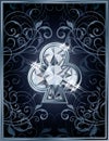 Poker clubs diamond card