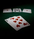 Poker dead man's hand Royalty Free Stock Photo