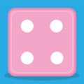 poker dice pink 30