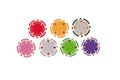 Poker fiches Royalty Free Stock Photo