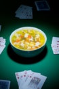 Poker and food