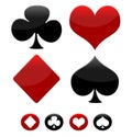 Poker game icons