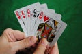 Poker Hand Royalty Free Stock Photo