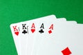 Poker Hand - Full House Royalty Free Stock Photo