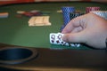 Poker hand pocket queens