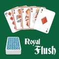 Poker hand royal flush