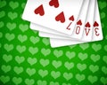 Poker love 03 Royalty Free Stock Photo