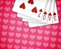 Poker love 04 Royalty Free Stock Photo
