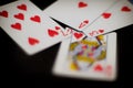 Poker Love Royalty Free Stock Photo