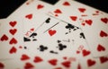 Poker Love Royalty Free Stock Photo