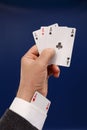 Poker player cheating