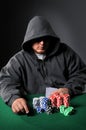 Poker Player With Sunglasses