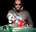 Poker player Royalty Free Stock Photo