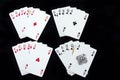 Poker playing cards Royalty Free Stock Photo