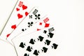 Poker quads playing card