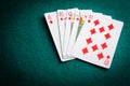 Poker Royal Flush Royalty Free Stock Photo