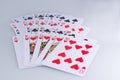 Poker Royal Flush Playing Cards Royalty Free Stock Photo