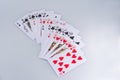 Poker Royal Flush Playing Cards Royalty Free Stock Photo