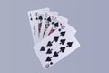 Poker Royal Flush Playing Cards Hand Royalty Free Stock Photo