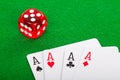 Poker scene Royalty Free Stock Photo