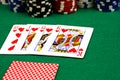 Poker Scene Royalty Free Stock Photo