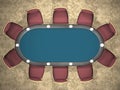 Poker table