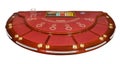 Poker table Royalty Free Stock Photo