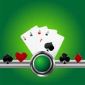 Poker theme background