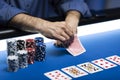 Poker tournament at the casino Royalty Free Stock Photo