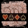 Poker vintage wallpaper