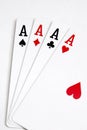 Poker winning hand set Royalty Free Stock Photo