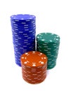 Pokerchips Royalty Free Stock Photo