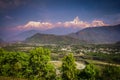 Pokhara and Machhapuchhre Royalty Free Stock Photo