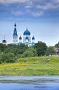 Pokrova Bozhiej Materi orthodox church in Marienburg, Gatchina, Russia Royalty Free Stock Photo