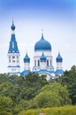 Pokrova Bozhiej Materi's orthodox church in Marienburg, Gatchina, Russia Royalty Free Stock Photo