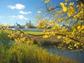 Autumn landscape in Suzdal.