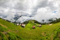 POKUT PLATEAU panoramic view with Kackar Mountains. Royalty Free Stock Photo