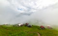 POKUT PLATEAU view with Kackar Mountains. Rize, Turkey. Royalty Free Stock Photo