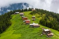 POKUT PLATEAU view with Kackar Mountains. Rize, Turkey. Royalty Free Stock Photo