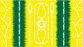 fabric kain sasirangan vector typical of the banjar tribe, yellow and green textured background wallpaper