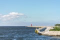 Poland Baltic Sea lighthouse Royalty Free Stock Photo